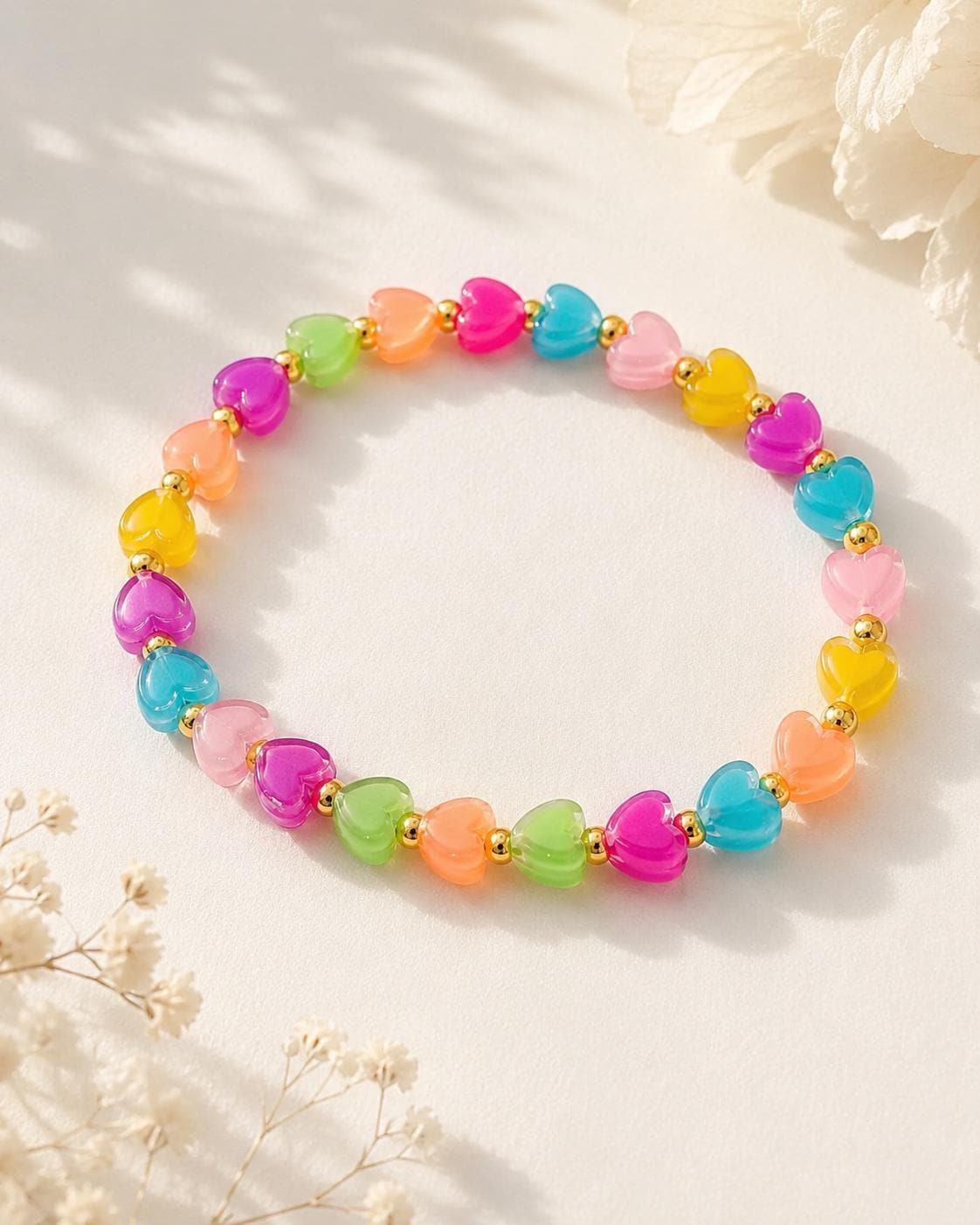 Sweet Heart Beaded Bracelets