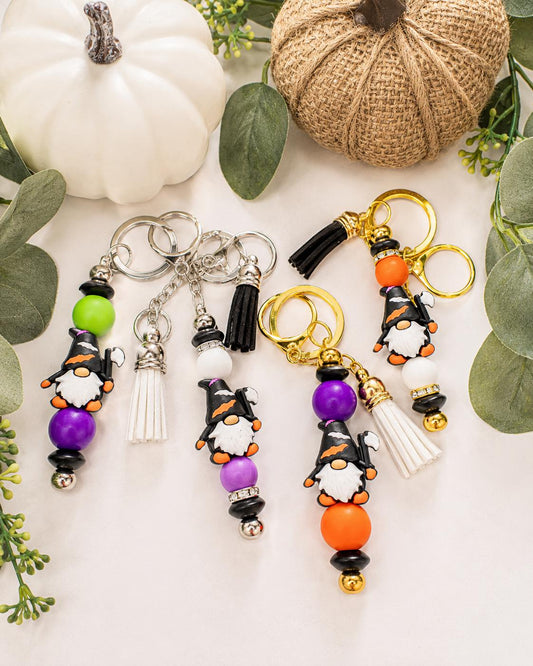 Halloween Gnome Keychain