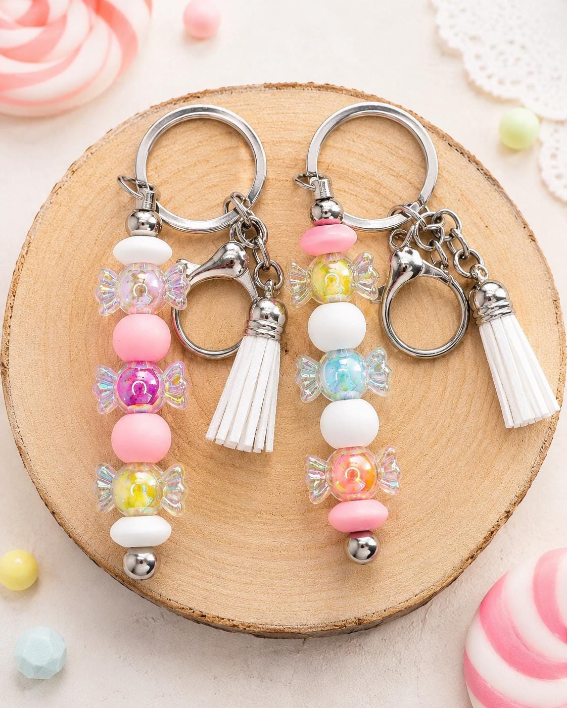 Candy Gummy Bear Keychain