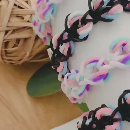 2-Pack- Colorful Pastel Rainbow Friendship Bracelets