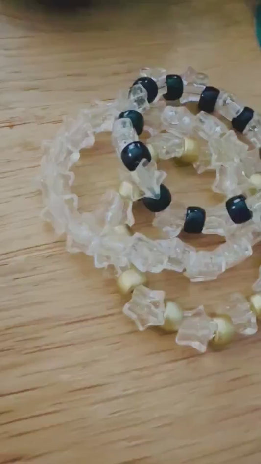 Shimmering Star Charm Bracelet - Stack Your Style!