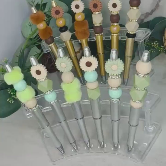 Flower Power: Quirky Pens with Beads and Bling