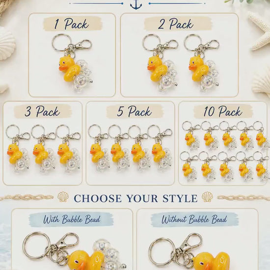 Cruising Duck Keychains