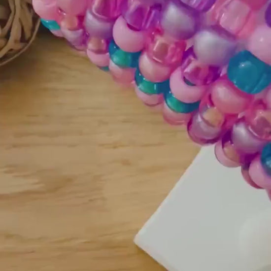 Mermaid Color Stackable Beaded Bracelets- Set of 3