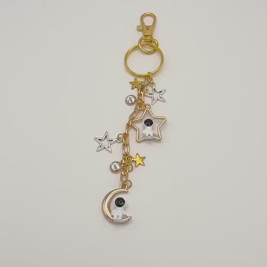 Stellar Explorer Keychain- Astronaut