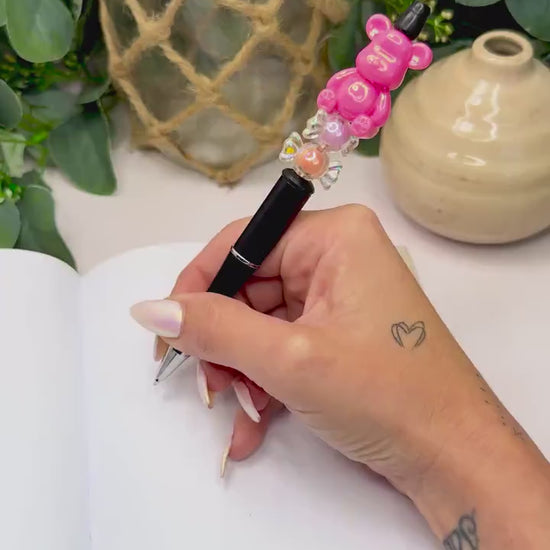 Sweet Scribbles: Candy & Gummy Bear Beaded Pens