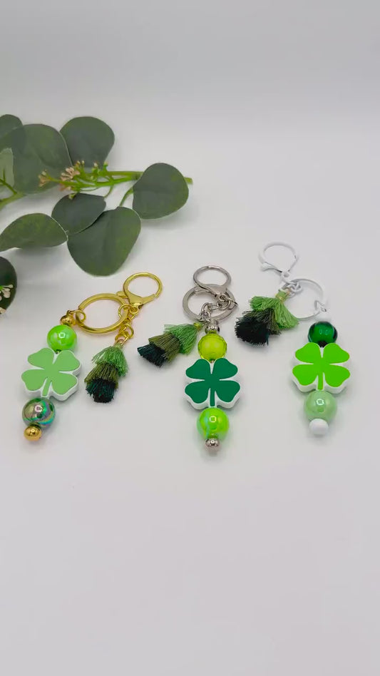 Lucky Green Beaded Keychains for Every Occasion